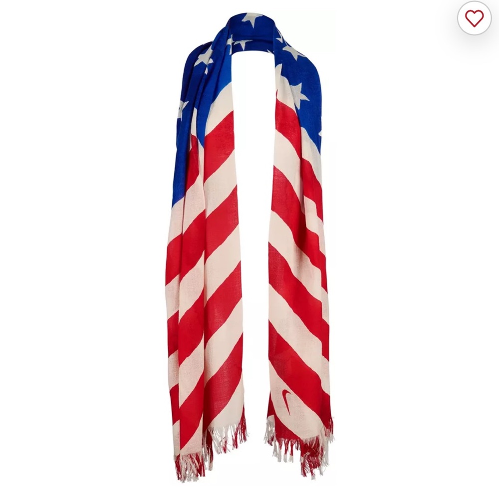 Nike USA flag wool scarf